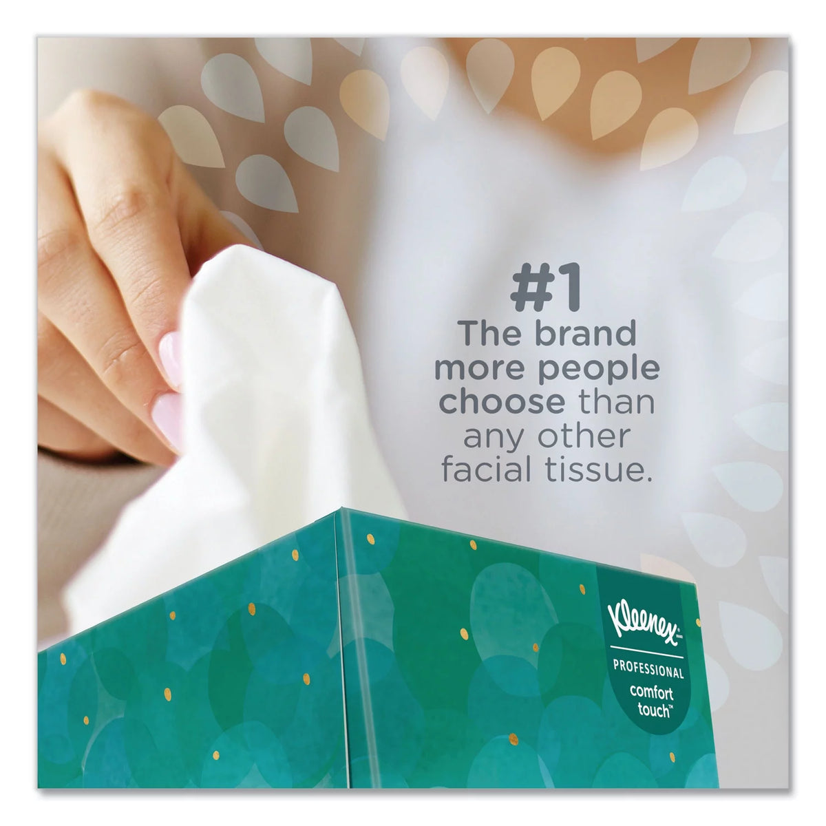 White 2-Ply Facial Tissue, 6 Boxes L66299