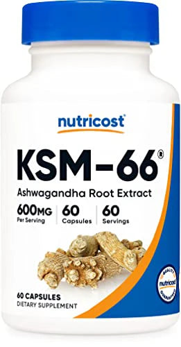 Ashwagandha Root Extract 600mg 60 Veggie Caps U839