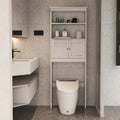 Wood Over The Toilet 2-Tier Storage Cabinet, White U99502