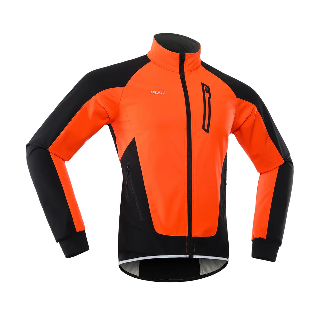 Waterproof Windproof Thermal Fleece Cycling Jacket T9761