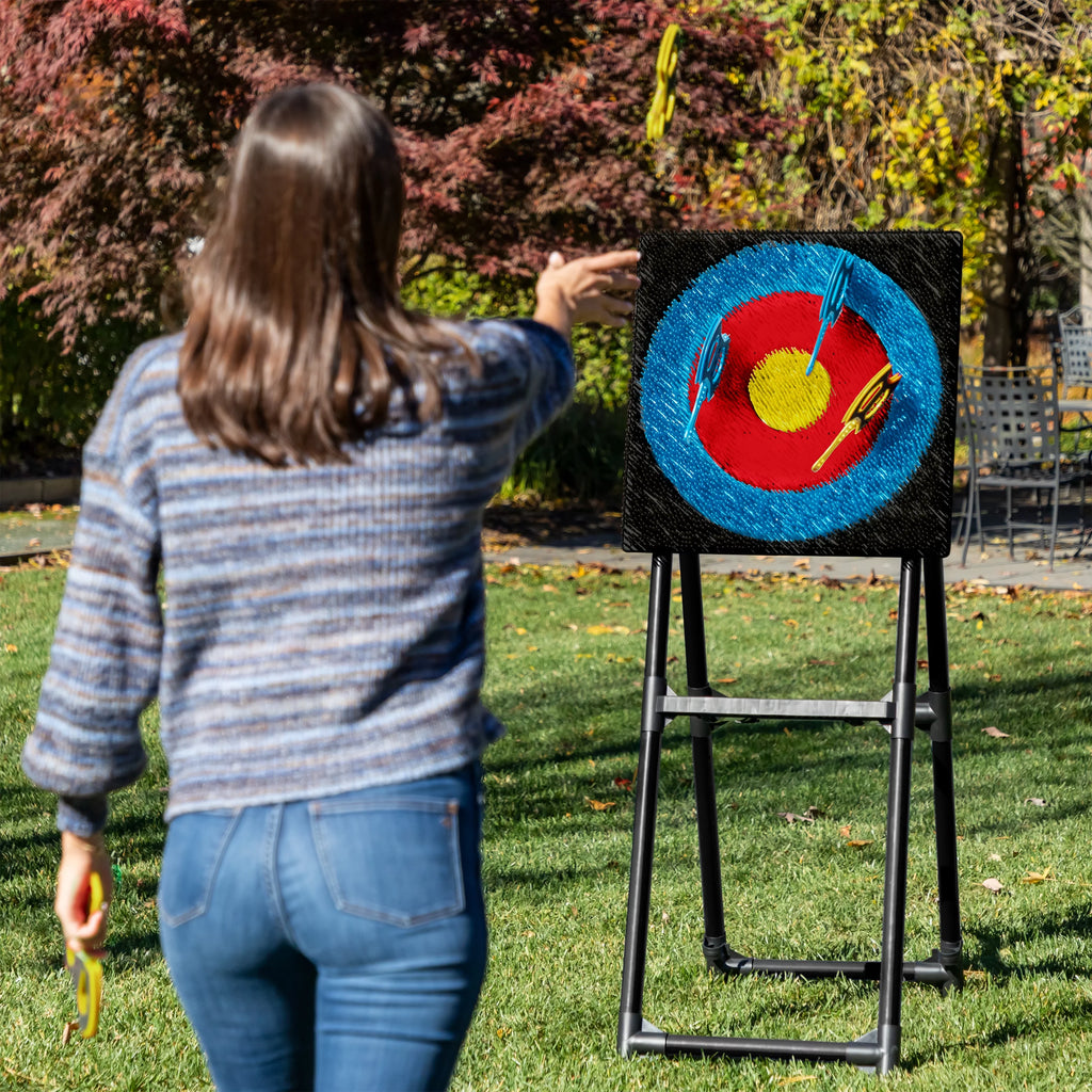 Axe Throwing Target Game with 8 Throwing Axes V36934