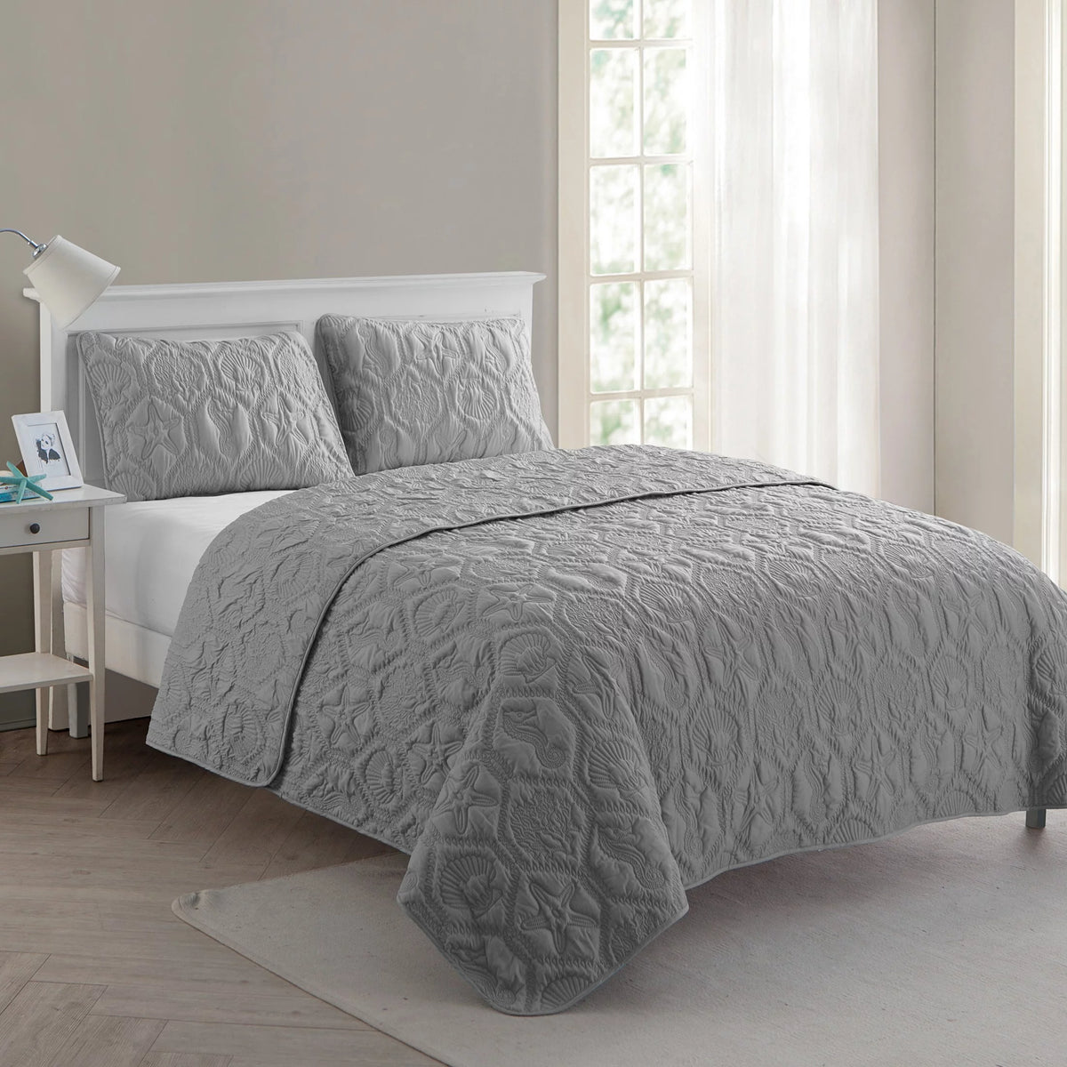 Green 3-Piece Queen Quilt Set O20168