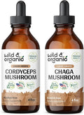 Cordyceps Tincture 4 fl oz & Chaga Mushroom Tincture 4 fl oz N99664