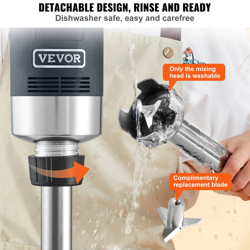 500W Adjustable Stainless Steel Immersion Blender R7860