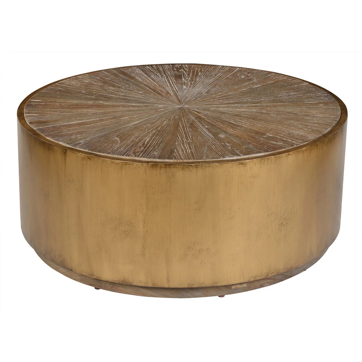 Wood and Metal Coffee Table P416