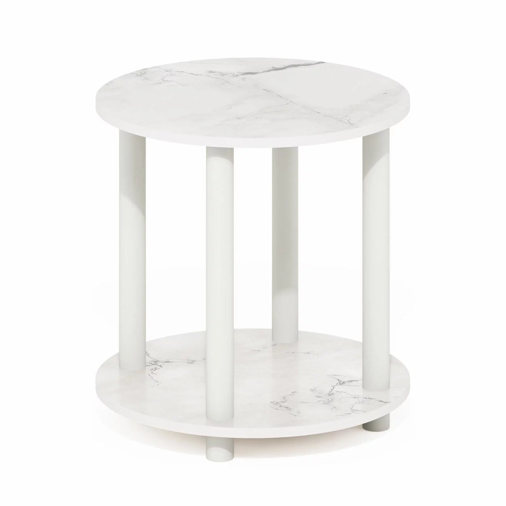 2-Tier Round Wooden End Table R3998