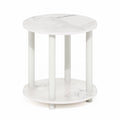 2-Tier Round Wooden End Table R3998