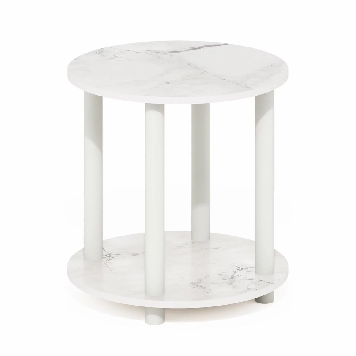 2-Tier Round Wooden End Table R3998