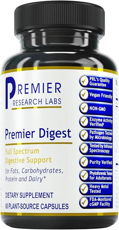 Active Digestive Enzymes with Probiotic and Prebiotics, 60 Plant-Sourced Capsules B147992