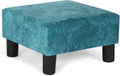Blue Square Ottoman Footstool X14104