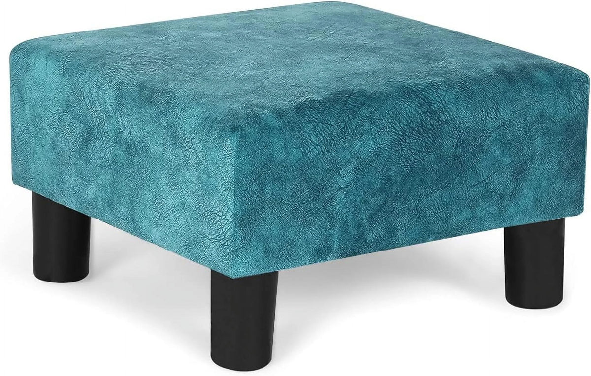 Blue Square Ottoman Footstool X14104