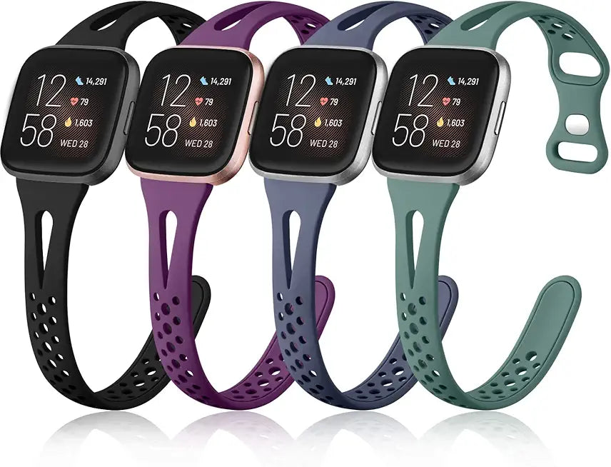 Soft Silicone Replacement Wristbands 4Packs H500064