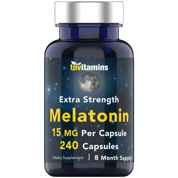 Melatonin 15 MG Capsules 240 Capsules J7927