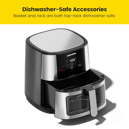 XL 8-Qt One-Touch Digital Control Nonstick Dishwasher-Safe Air Fryer P7046
