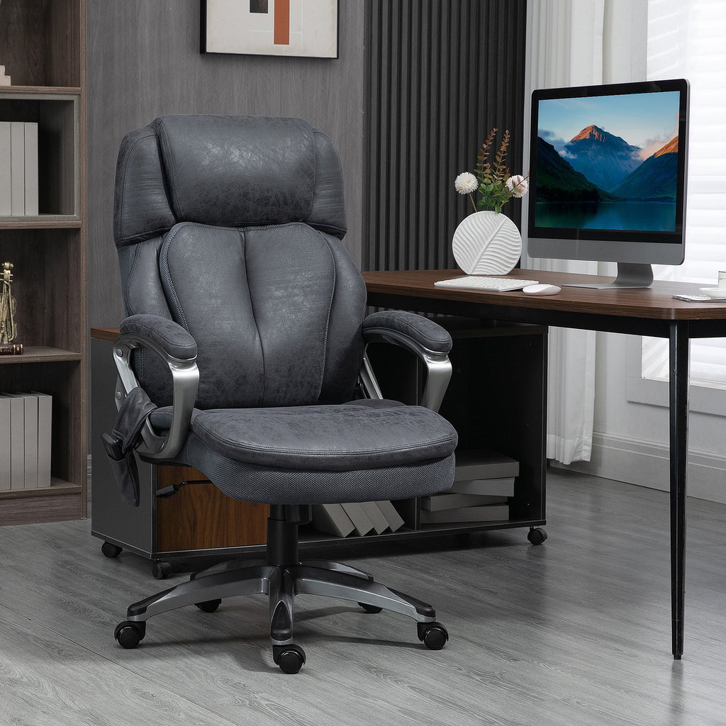 Gray Executive Office Chair with Vibration Massage R74387