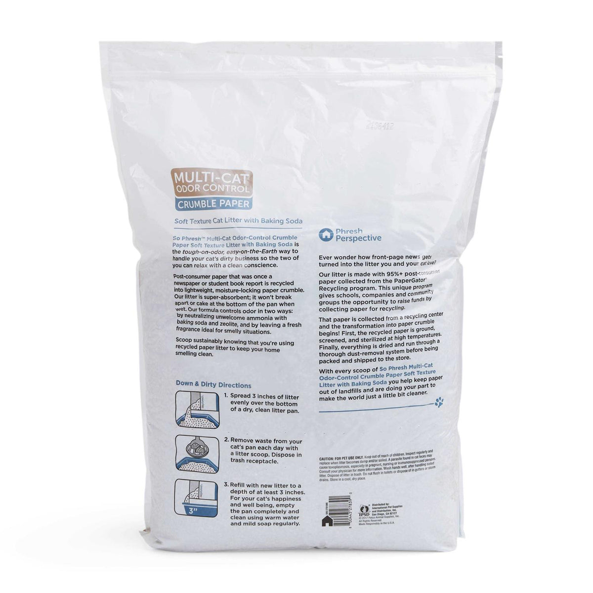 Multi-Cat Odor Control Paper Litter V7134