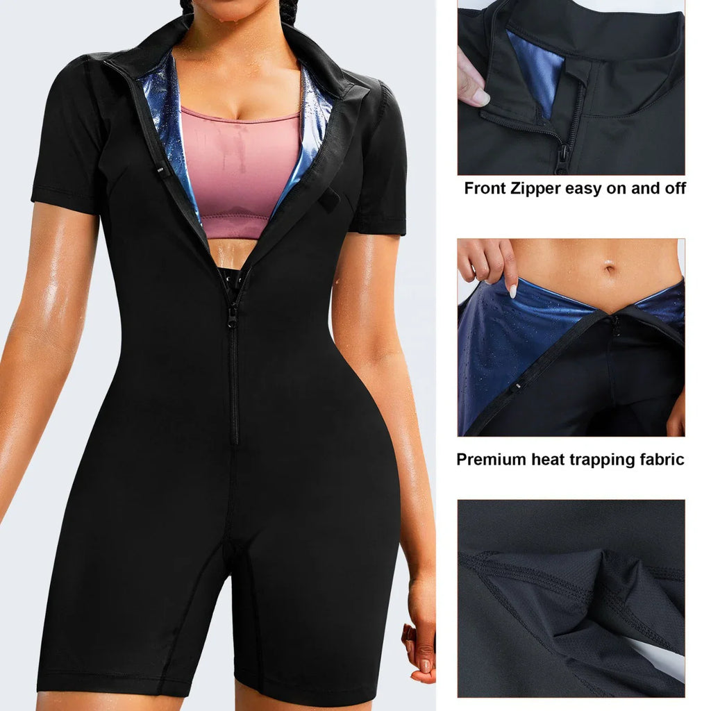 Women's Full Body Sauna Suit I8862