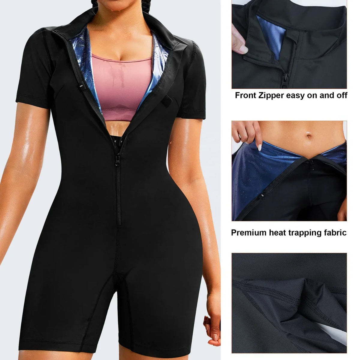 Women's Full Body Sauna Suit I8862