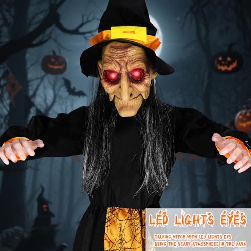 Halloween Hanging Witch Outdoor Indoor Decoration M56579