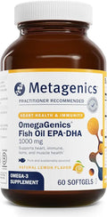 1000mg Omega 3 Fish Oil Supplement 60 Softgels B14944