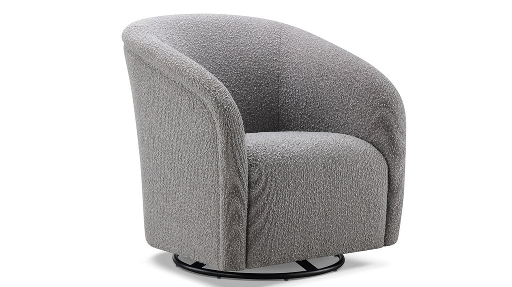 Dark Grey Polyester Loveseat with Side Bags O7678