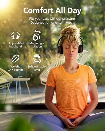 Wireless Over-Ear Bluetooth Headphones with Noise Canceling N257