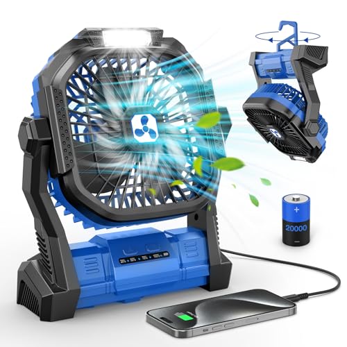 Portable Rechargeable Fan with LED Lantern Q633199