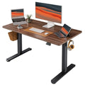 Electric Adjustable Height Standing Desk, 40 x 24 Inch Black Walnut H16548