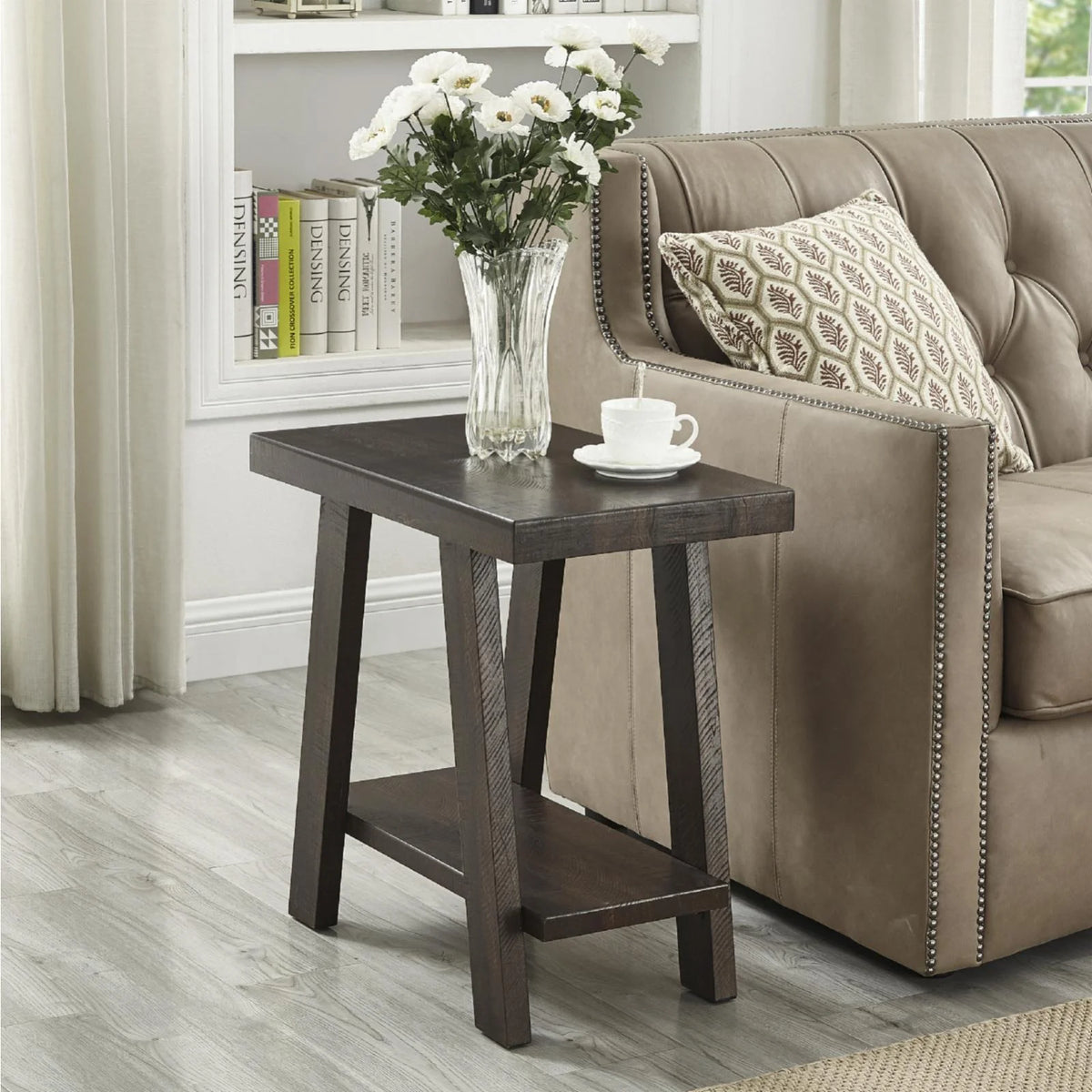 Wood Shelf End Table S30496