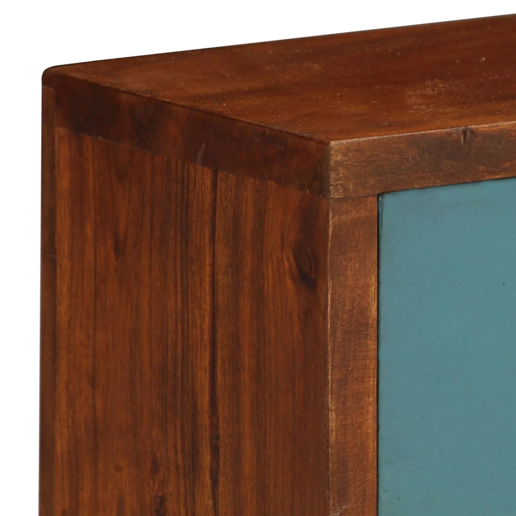 Acacia Wood Writing Desk with 4 Drawers M837530