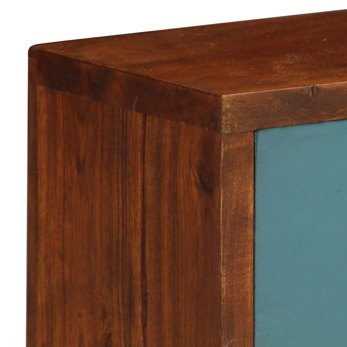 Acacia Wood Writing Desk with 4 Drawers M837530