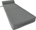 Gray Folding Sleeper Chair Foam Bed W449