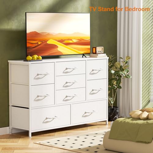 Black Oak 9 Drawer Wood Dresser S56768