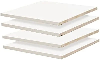 Solid Wood Set of 4 Small Shelves I6461