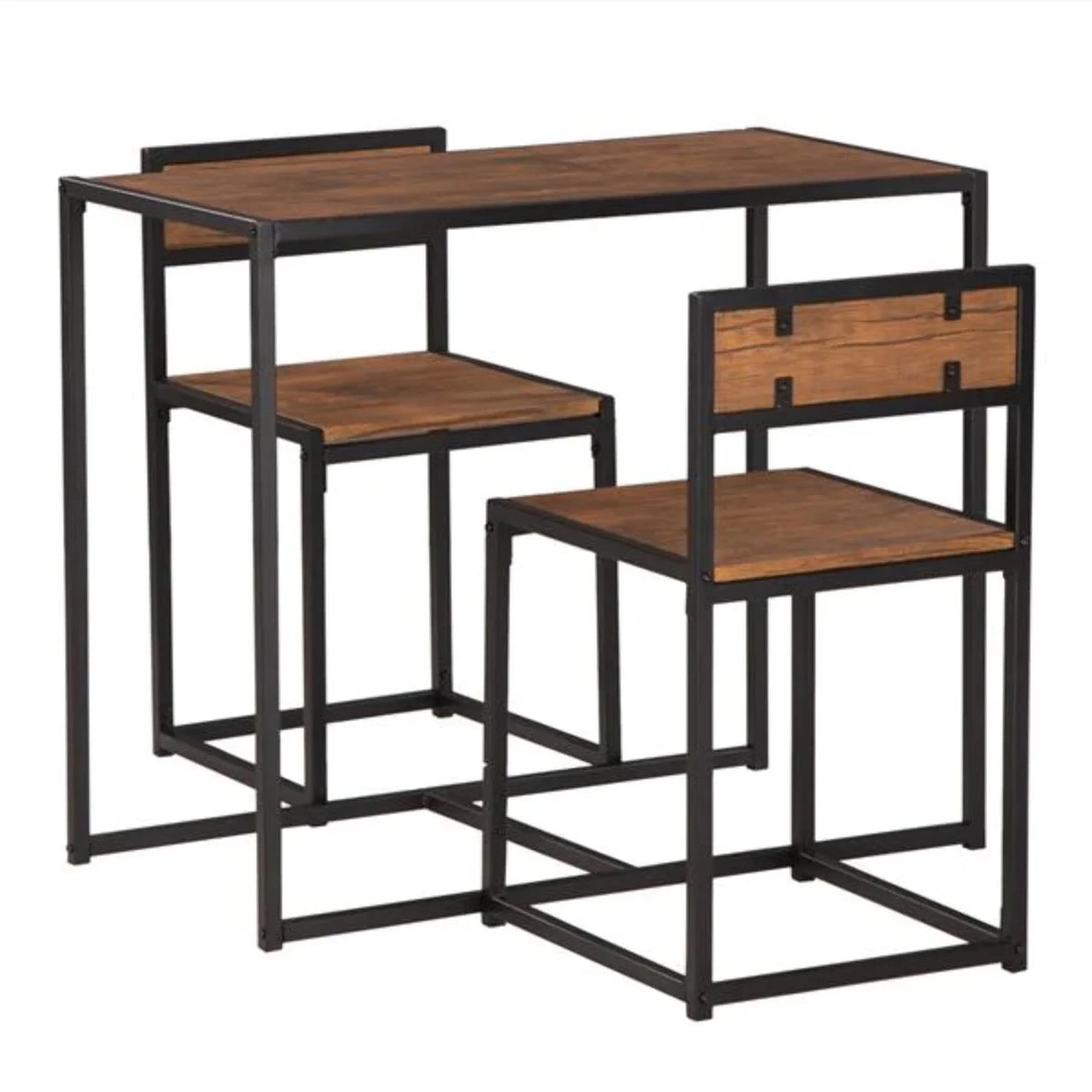 Wood Breakfast Table and Chair Three-Piece R7446