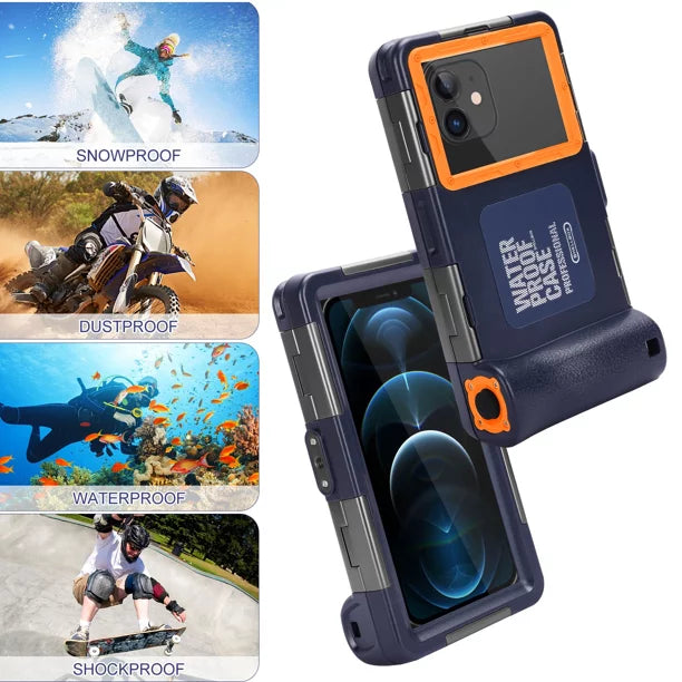 Waterproof Underwater Housing for Phones Up to 6.9 Inch with Lanyard M75120