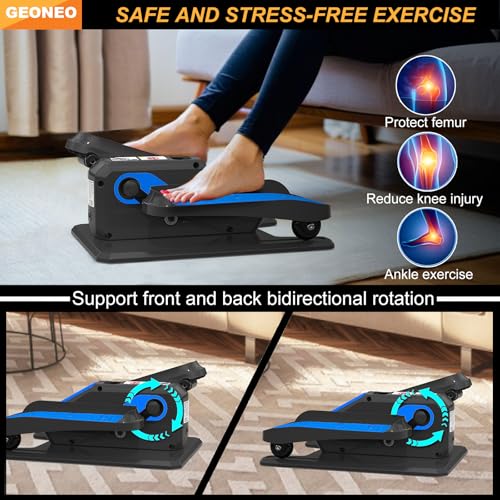 Quiet Compact Electric Under Desk Elliptical Machine with Monitor P4861
