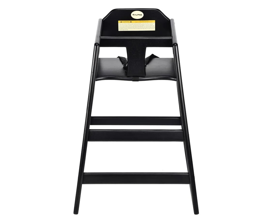Espresso Rubberwood High Chair, 2 Pack E360
