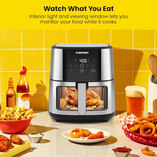 XL 8-Qt One-Touch Digital Control Nonstick Dishwasher-Safe Air Fryer P7046