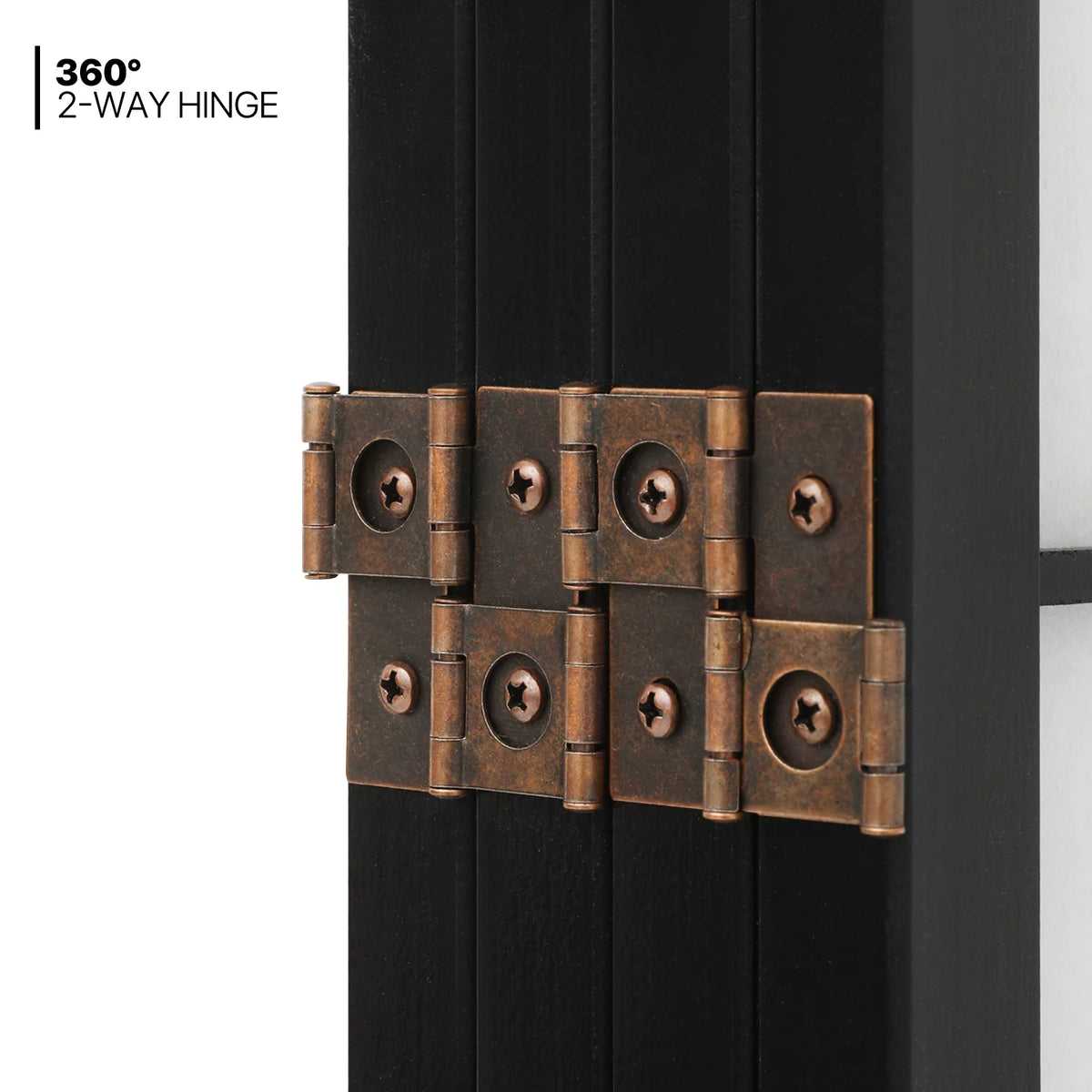 4 Panel Wood Folding Room Divider C9128