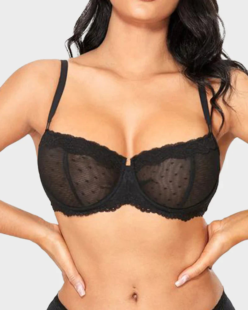 Lace Underwire Balconette Bra E2093