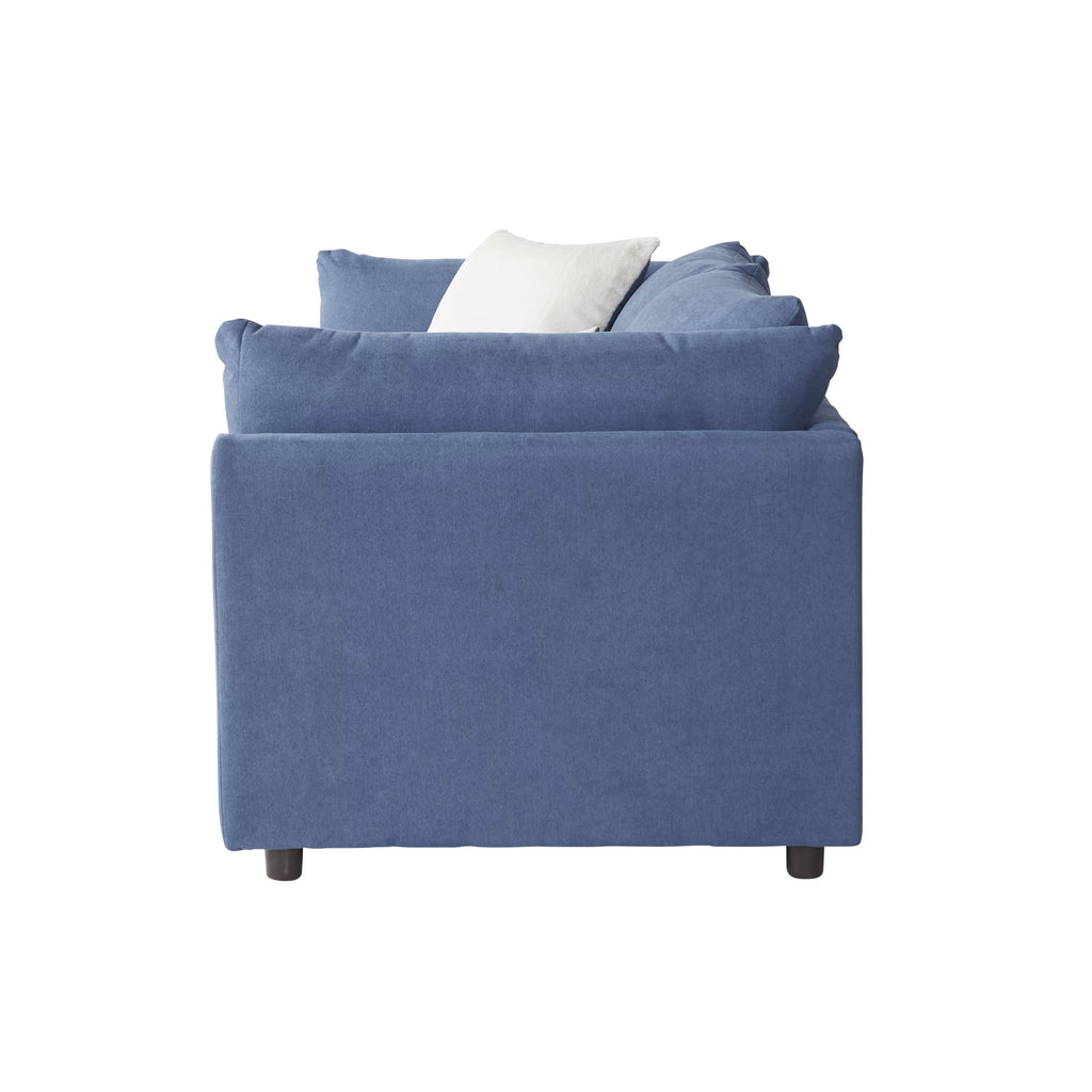 Navy Fabric Sofa P178