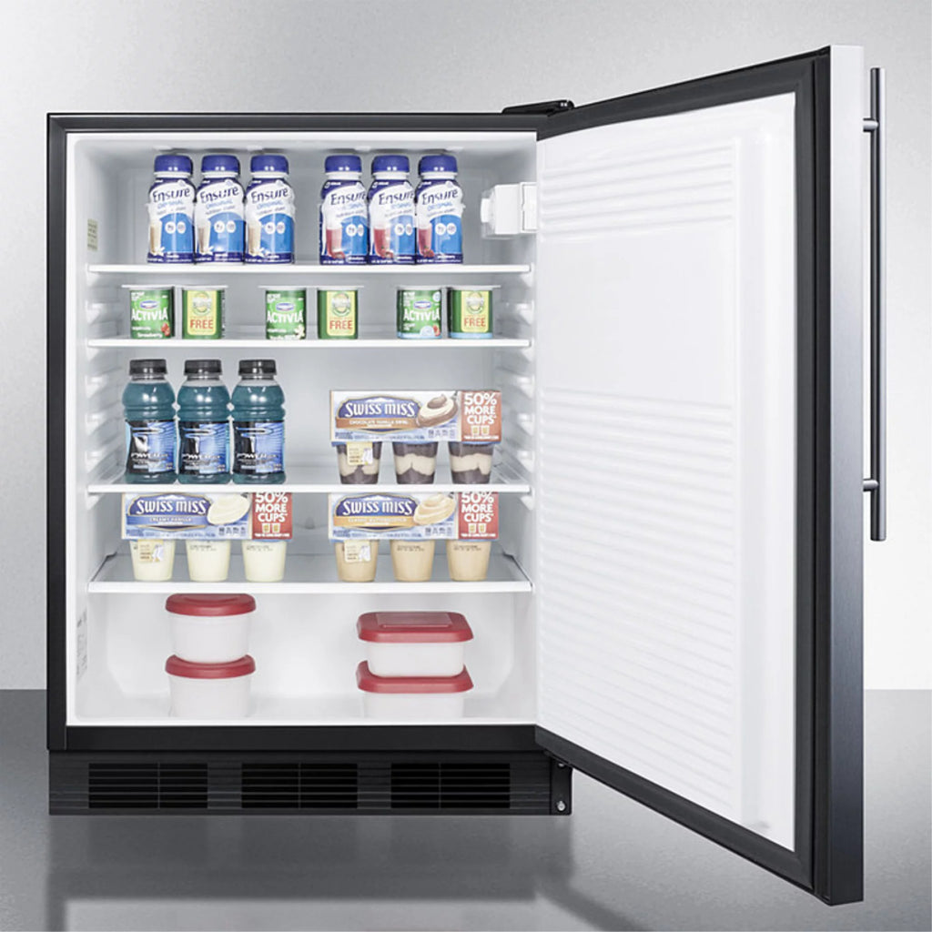 Black Built-In Undercounter All-Refrigerator C367