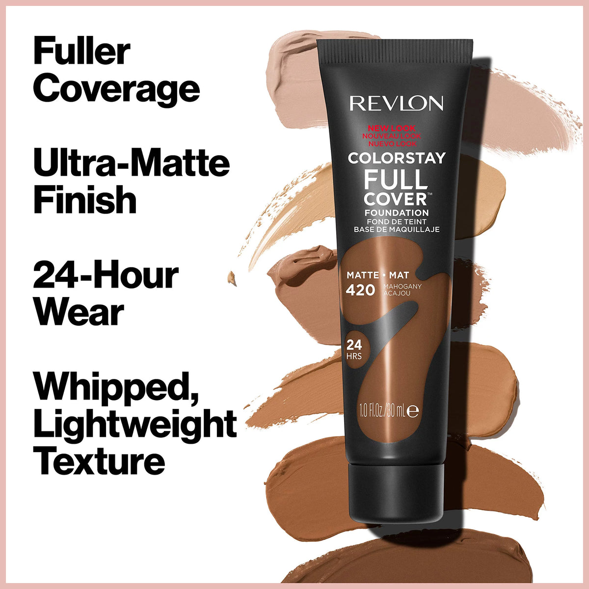 Full Cover Matte Foundation 210 Sand Beige 1.0 Fl Oz Pack of 3 A704650