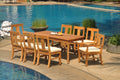 Grade-A Teak 8 Seater 9 Pc Dining Set I2516