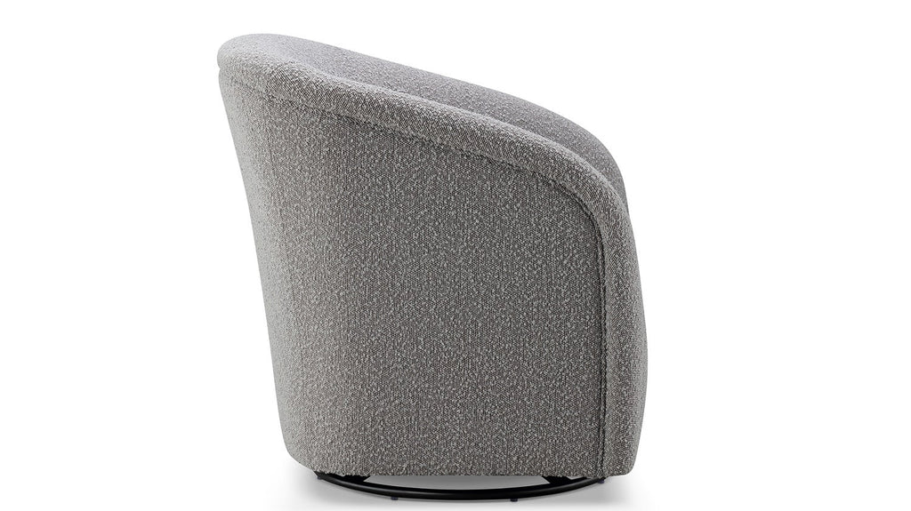 Dark Grey Polyester Loveseat with Side Bags O7678