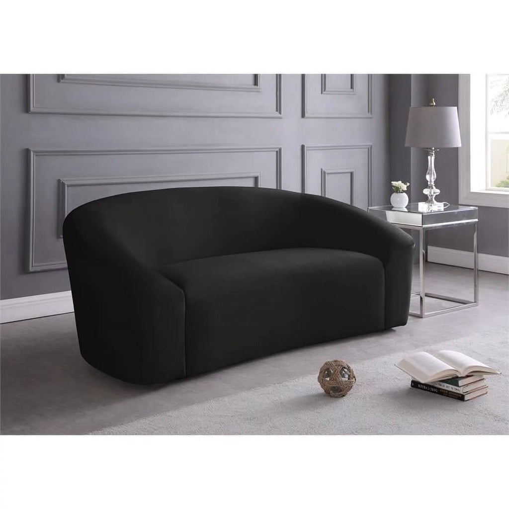 Black Velvet Loveseat P156023