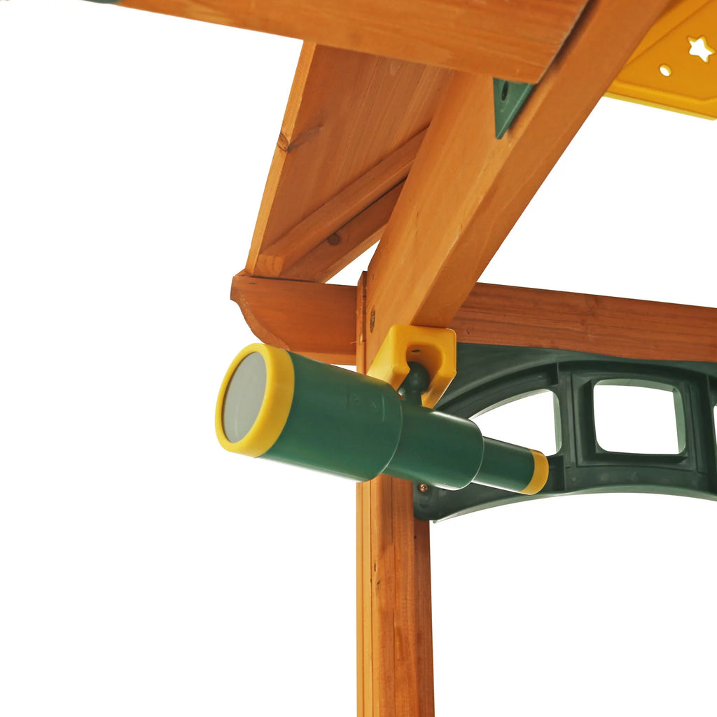 Wooden Swing Set with Tunnel, Slides and Kitchens M5865