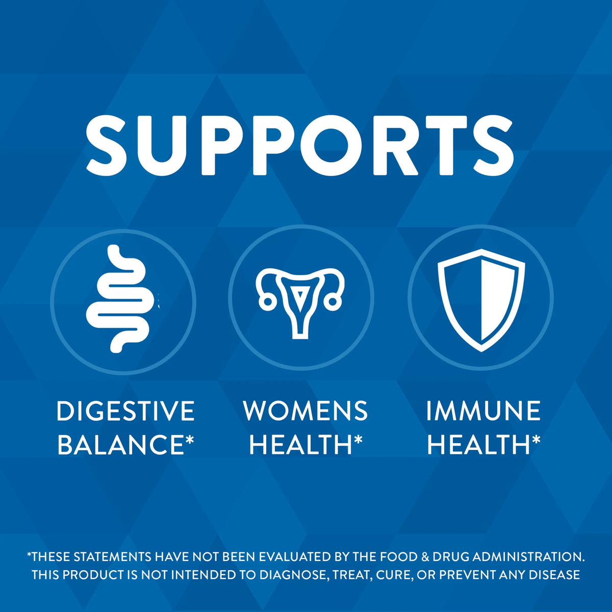 Women's Extra Strength Probiotic Capsules, 50 Billion Live Probiotics, 30 Count D61231