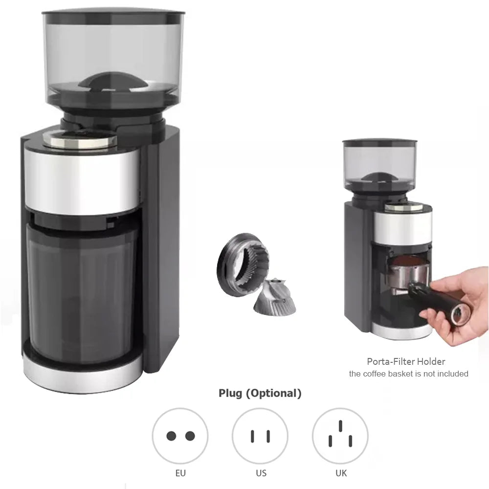 Electric Burr Coffee Grinder 25 Grind Setting Black F6801